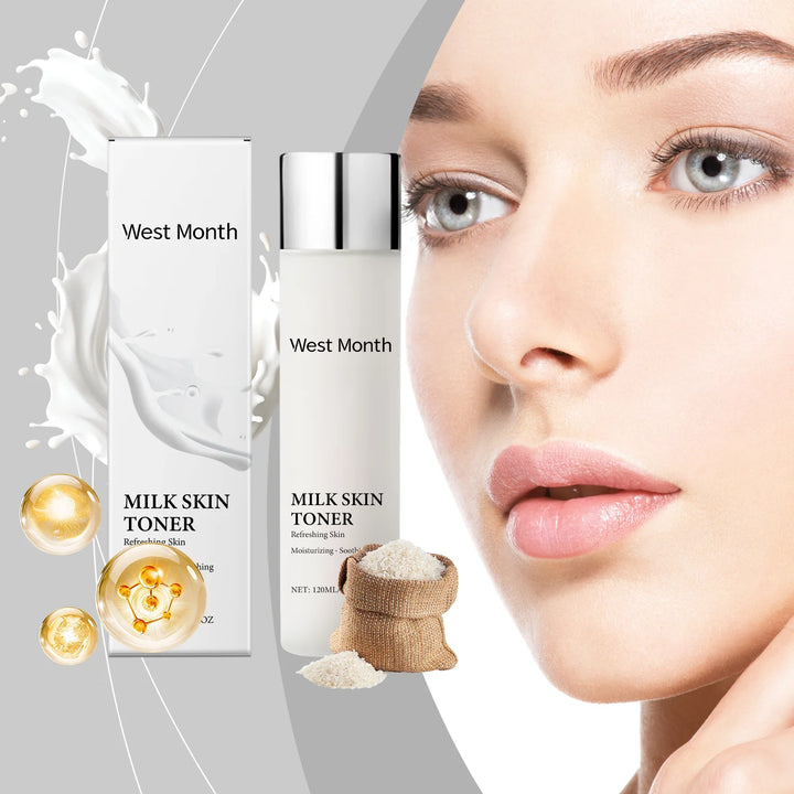 West&Month 120ml Nicotinamide Facial Toner Deep Moisturizing Nourish Care Repair Skin Barriers Oil Control Soothing Face Toner