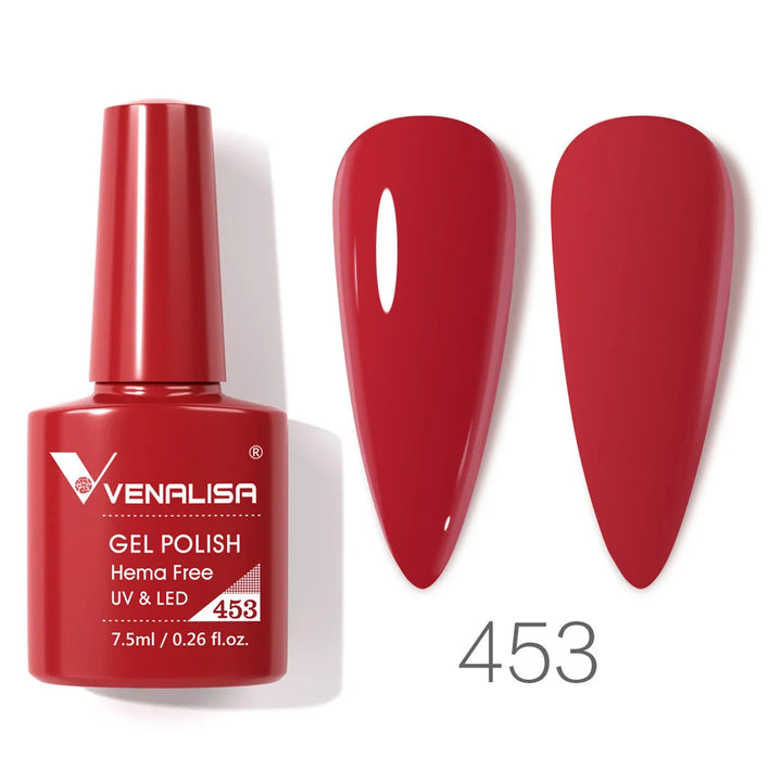 VENALISA 7.5ml Nail Gel Polish VIP4 HEMA Free Semi Permanent Soak off UV LED Nail Gel Varnish Full Coverage Nail Gel Lacquer