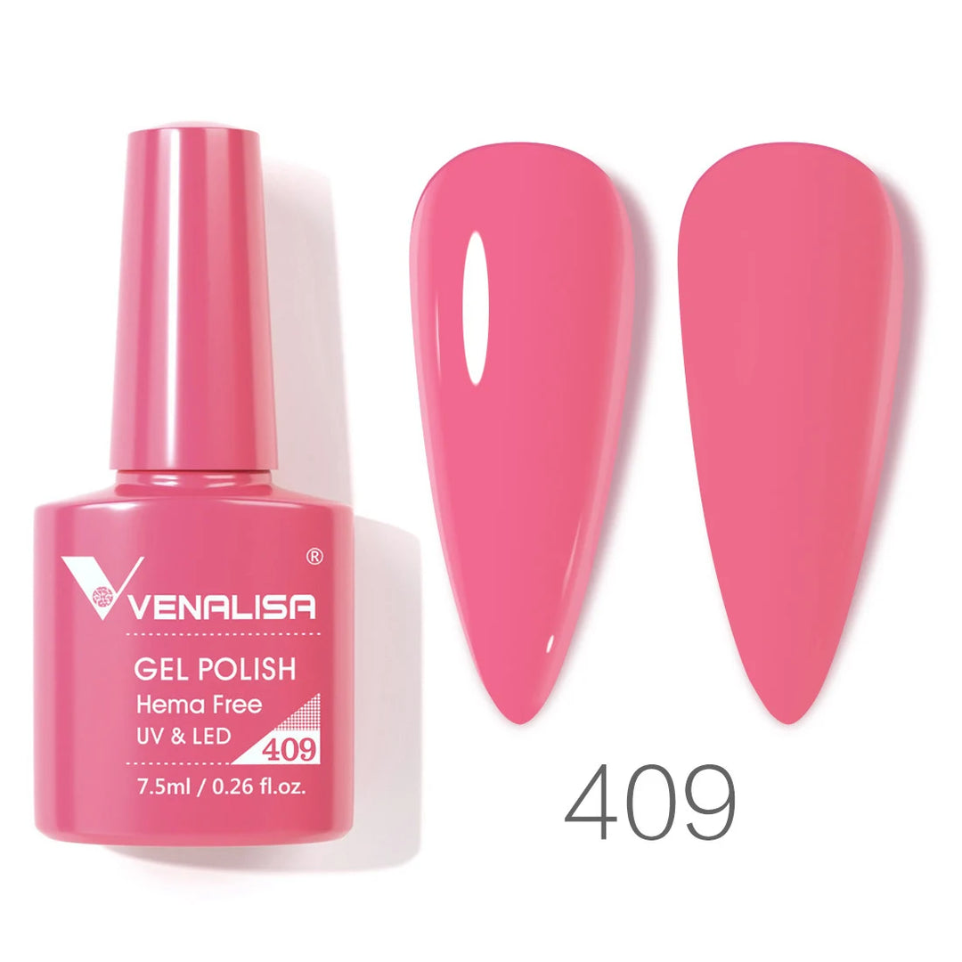 VENALISA 7.5ml Nail Gel Polish VIP4 HEMA Free Semi Permanent Soak off UV LED Nail Gel Varnish Full Coverage Nail Gel Lacquer