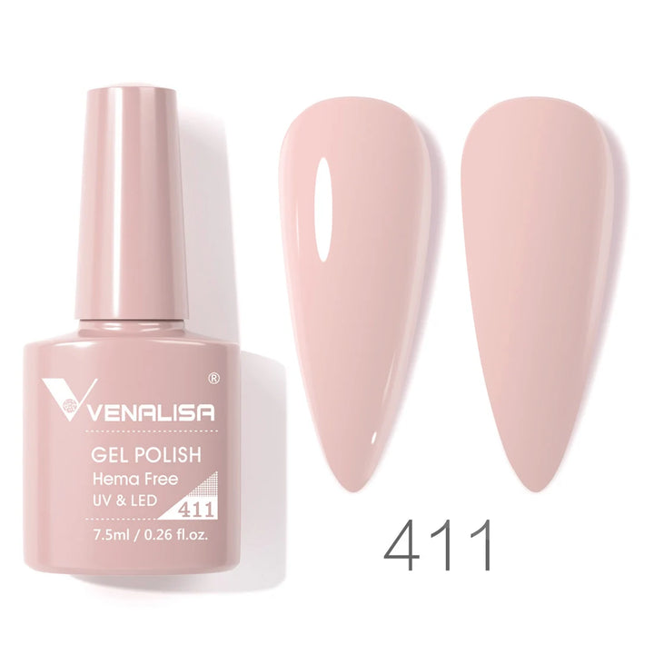 VENALISA VIP4 Nail Gel Polish 7.5ml HEMA Free Semi Permanent Nail Polish Super Texture Gel Varnish Long Lasting Tempered TopCoat