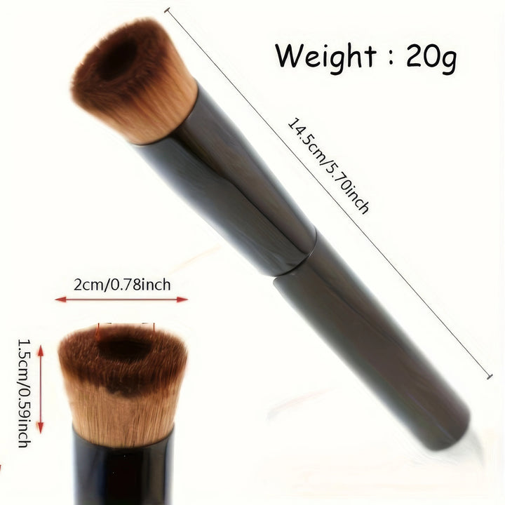 1/2/3 Pieces of Makeup Brush, Black, Dry and Wet, Suitable for Dry/oily Skin, Basic Brush, Powder Blusher Brush
