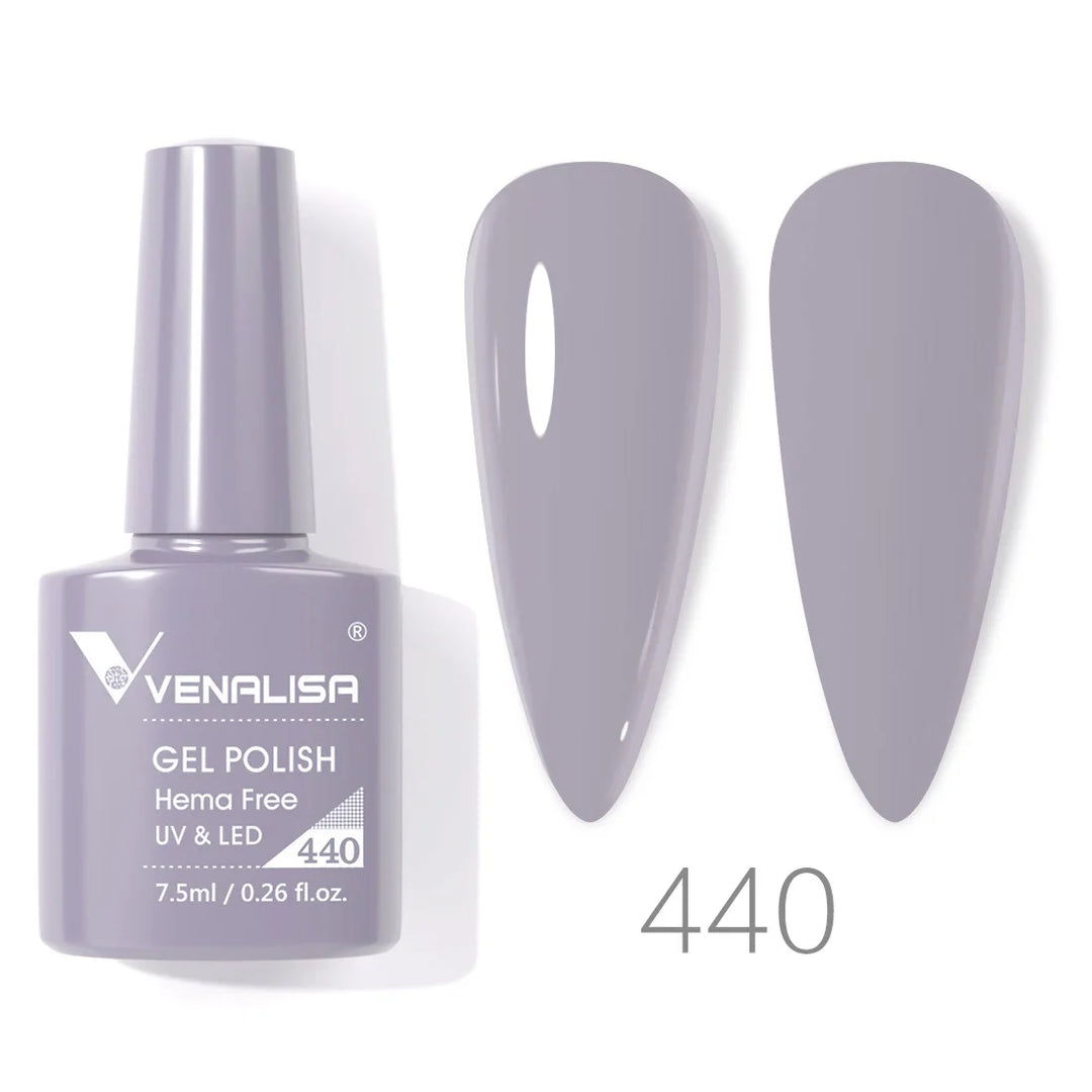 VENALISA 7.5ml Nail Gel Polish VIP4 HEMA Free Semi Permanent Soak off UV LED Nail Gel Varnish Full Coverage Nail Gel Lacquer