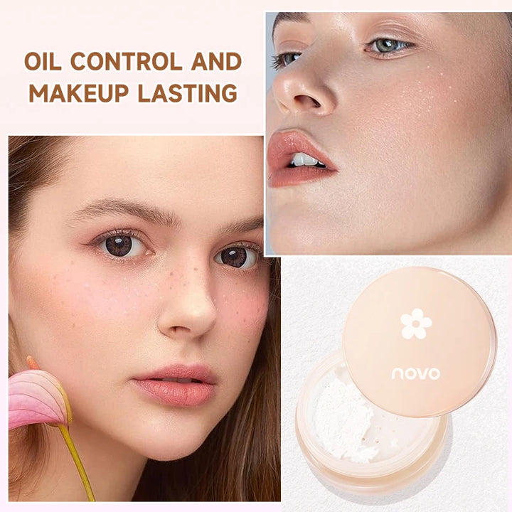 Setting Powder, Long-Lasting Oil-Control Matte Powder, Water-Resistant And Sweat-Proof, Does Not Stain Clothes