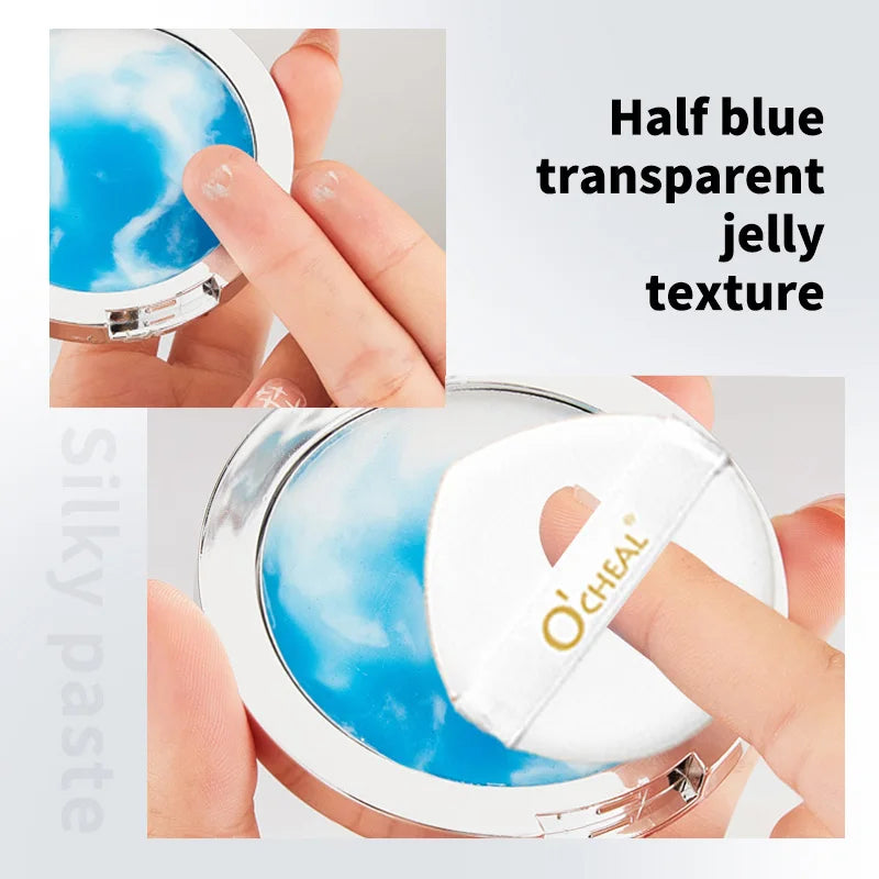 Ocheal Matte Face Powder Oil-control 24 Hours  Long Lasting Waterproof  Face Makeup Cosmetic Setting Compact Powder With Puff