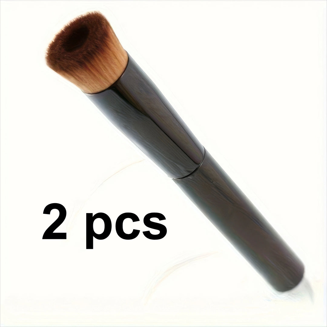 1/2/3 Pieces of Makeup Brush, Black, Dry and Wet, Suitable for Dry/oily Skin, Basic Brush, Powder Blusher Brush
