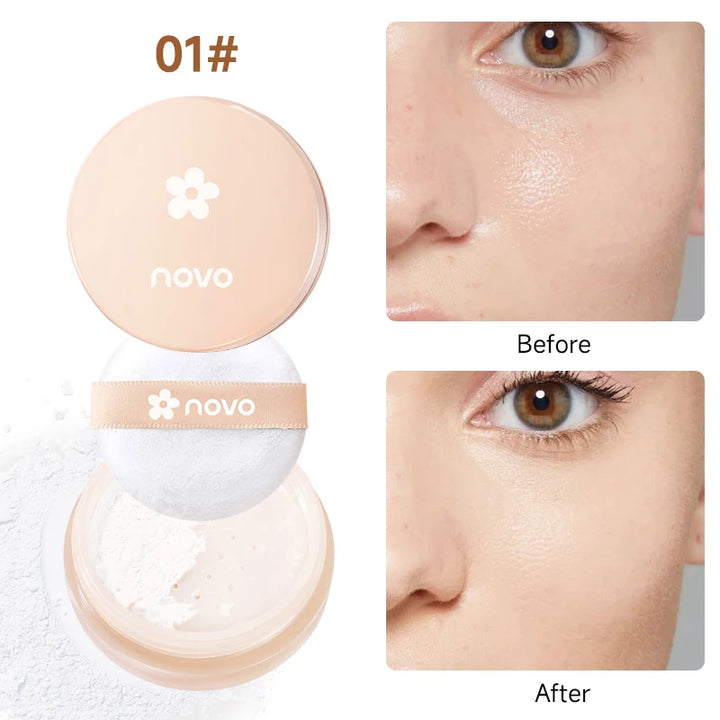 Setting Powder, Long-Lasting Oil-Control Matte Powder, Water-Resistant And Sweat-Proof, Does Not Stain Clothes