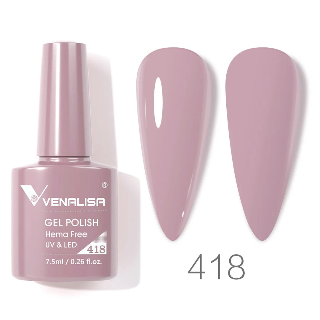 VENALISA 7.5ml Nail Gel Polish VIP4 HEMA Free Semi Permanent Soak off UV LED Nail Gel Varnish Full Coverage Nail Gel Lacquer
