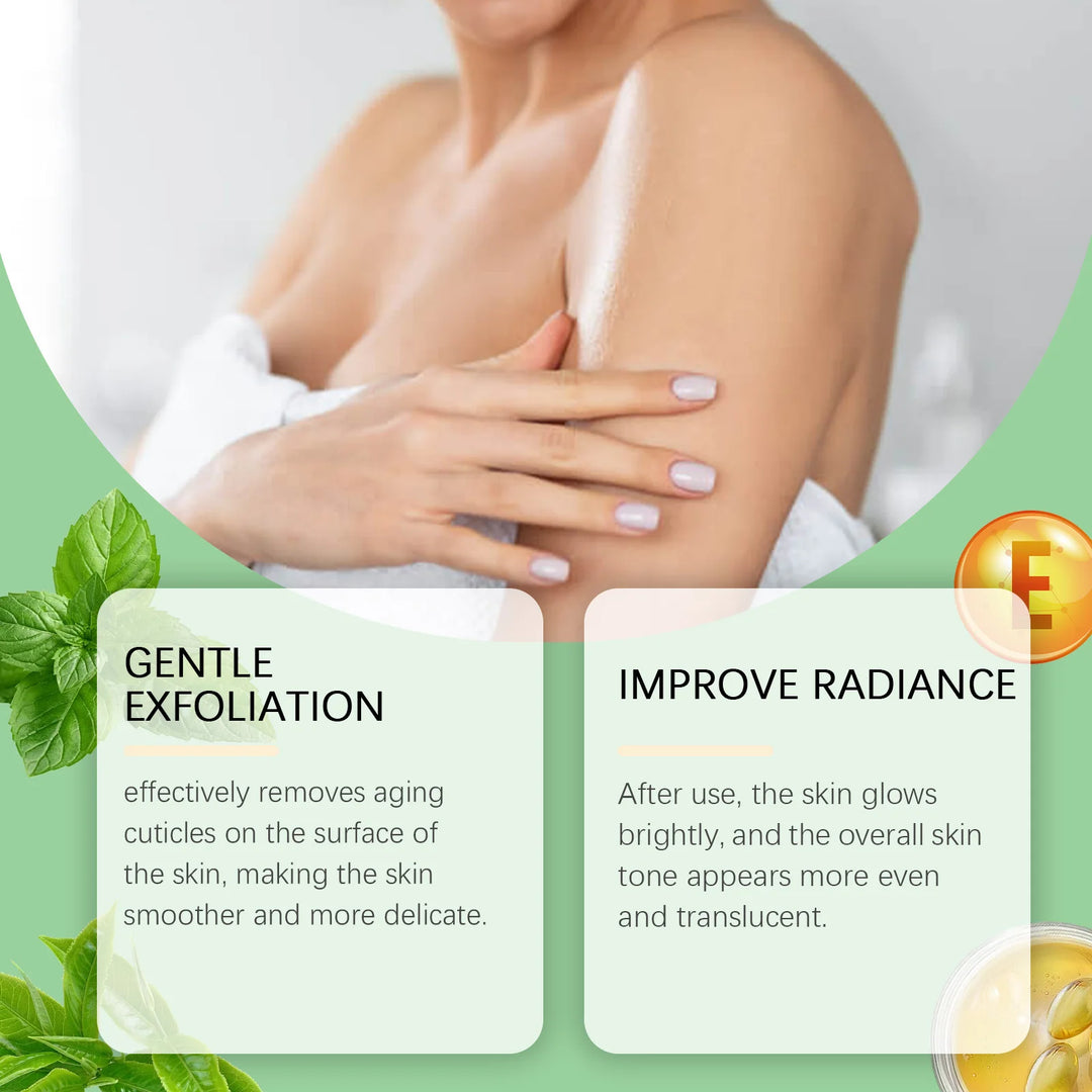 100g Eelhoe Green Tea Sea Salt Body Scrub Exfoliate Skin Unclogs Pores Deep Cleansing Intense Hydration Reveals Smooth Skin Care