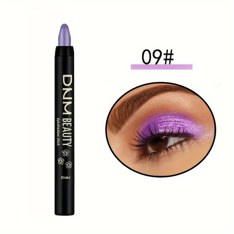 Waterproof Long-Lasting Highlighter Eyeshadow Stick with Rainbow Shimmer Effect | Long-Lasting, Rich Eye Makeup