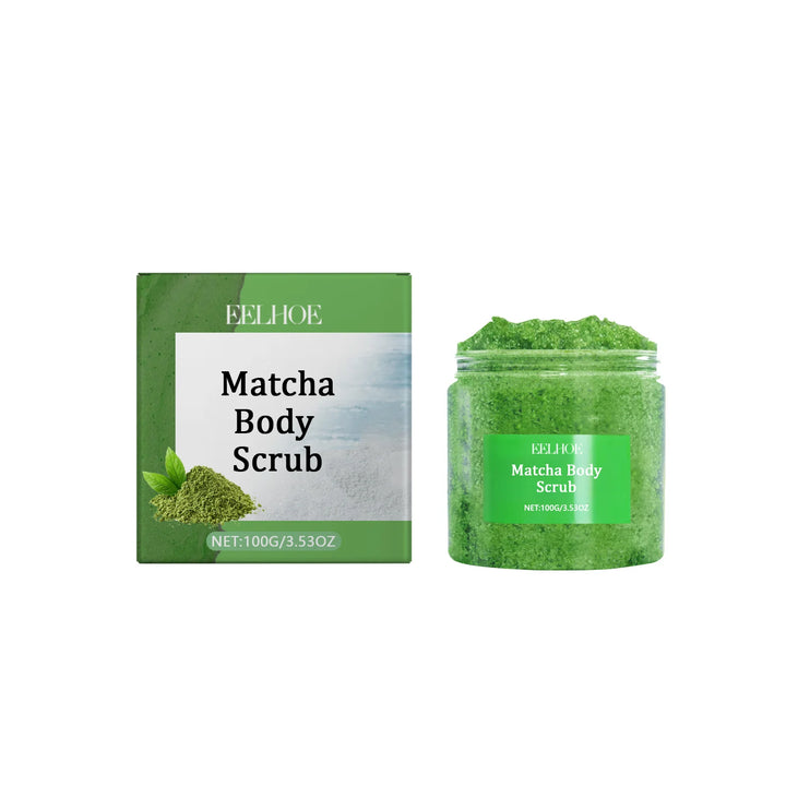 100g Eelhoe Green Tea Sea Salt Body Scrub Exfoliate Skin Unclogs Pores Deep Cleansing Intense Hydration Reveals Smooth Skin Care