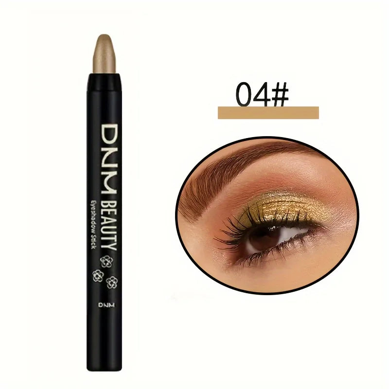Waterproof Long-Lasting Highlighter Eyeshadow Stick with Rainbow Shimmer Effect | Long-Lasting, Rich Eye Makeup
