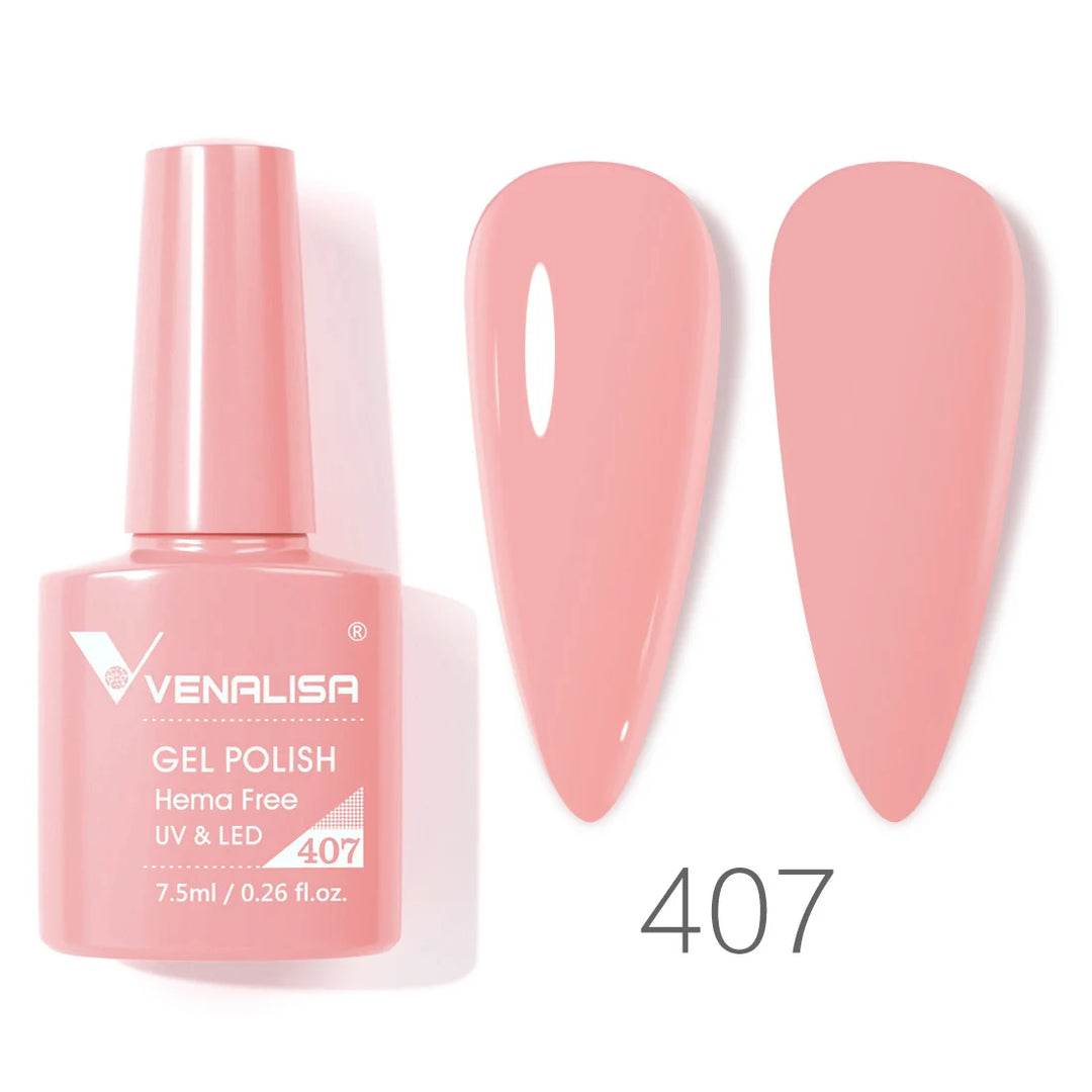 VENALISA VIP4 Nail Gel Polish 7.5ml HEMA Free Semi Permanent Nail Polish Super Texture Gel Varnish Long Lasting Tempered TopCoat