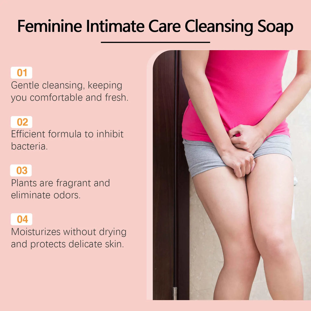 North Moon 100g Cleansing Body Yoni Soap PH Balance Moisturizing Female Wash Private Parts Hygiene Remove Odor Itch Relieve Soap