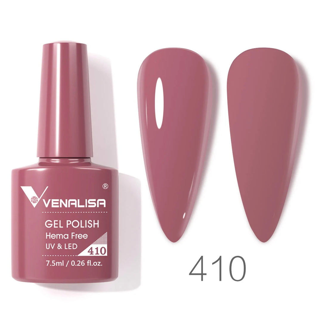 VENALISA 7.5ml Nail Gel Polish VIP4 HEMA Free Semi Permanent Soak off UV LED Nail Gel Varnish Full Coverage Nail Gel Lacquer