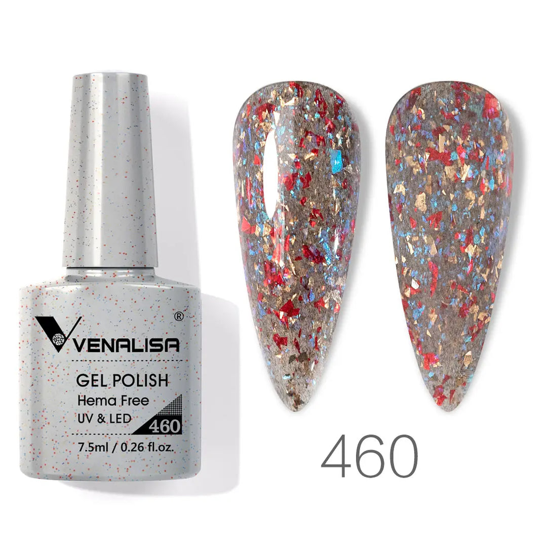 VENALISA VIP4 Nail Gel Polish 7.5ml HEMA Free Semi Permanent Nail Polish Super Texture Gel Varnish Long Lasting Tempered TopCoat