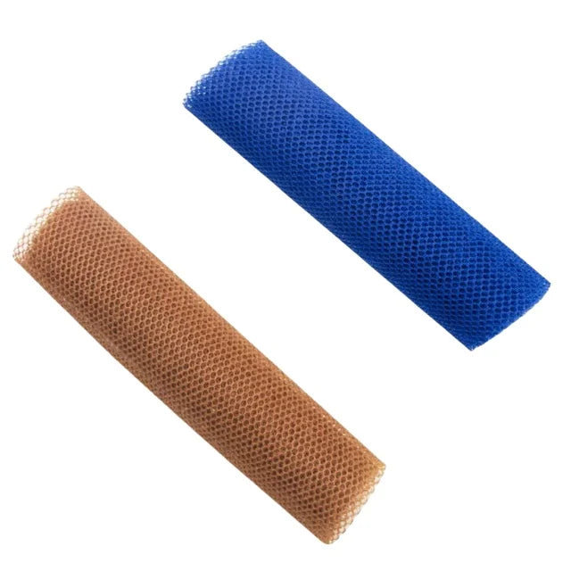 2pcs African Exfoliating Sponges Towel Mesh Bath Scrub Washcloth Double Side Wash Bath Loofah for Smooth Skin Back Shower Scrubb