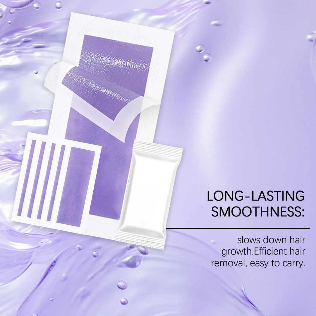 Jaysuing 1set Hair Removal Wax Strips Painless Body Thigh Armpit Depilatory Nourish Smooth Skin Refreshing Depilatory Wax Strips