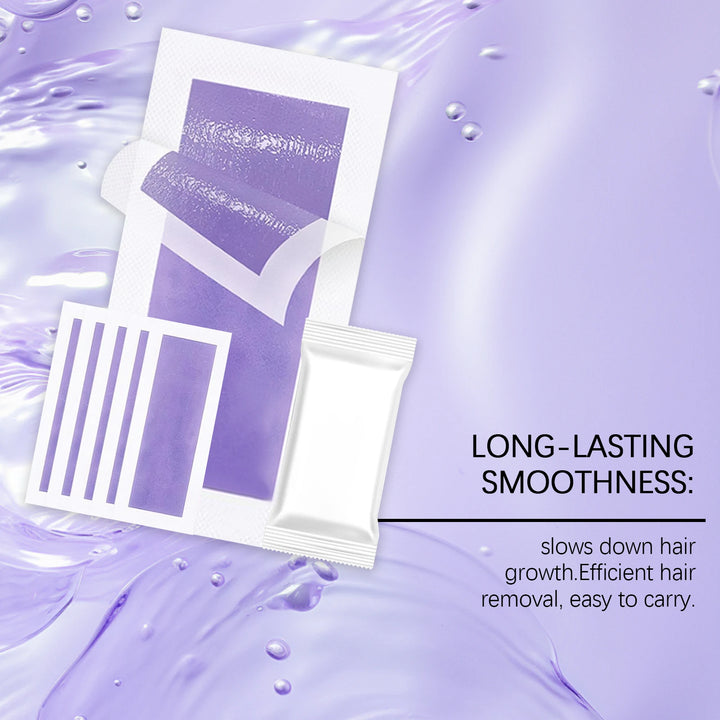 Jaysuing 1set Hair Removal Wax Strips Painless Body Thigh Armpit Depilatory Nourish Smooth Skin Refreshing Depilatory Wax Strips