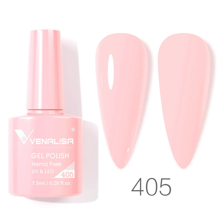 VENALISA 7.5ml Nail Gel Polish VIP4 HEMA Free Semi Permanent Soak off UV LED Nail Gel Varnish Full Coverage Nail Gel Lacquer