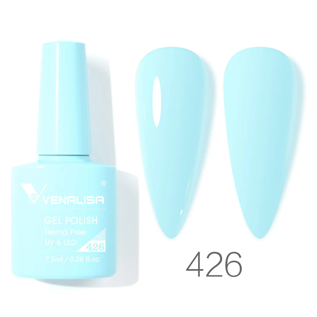 VENALISA 7.5ml Nail Gel Polish VIP4 HEMA Free Semi Permanent Soak off UV LED Nail Gel Varnish Full Coverage Nail Gel Lacquer