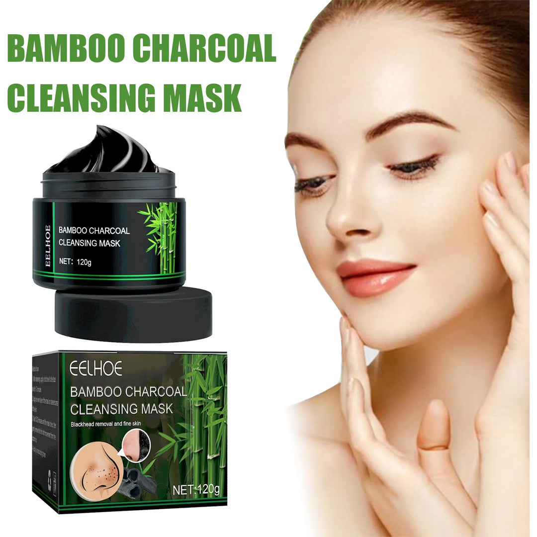 Eelhoe Charcoal Face Mask Nose Strips Toothpaste Blackhead Remover Clean Pores Teeth Whiten Oil Control  Face Teeth Clean Series