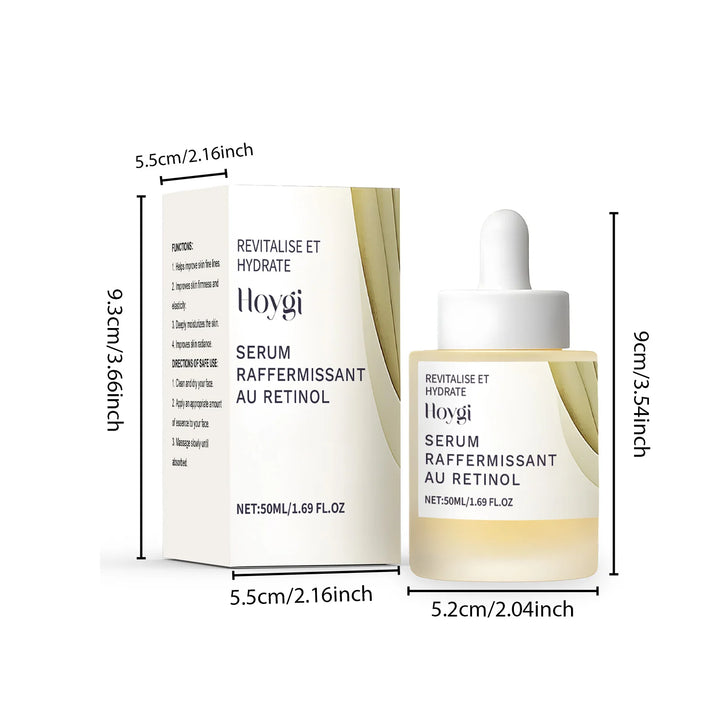 Hoygi Retinol Face Serum Gentle Moisturizing Relief Dryness Enhance Skin Elasticity Reduce Discomfort Daily Skin Care Serum