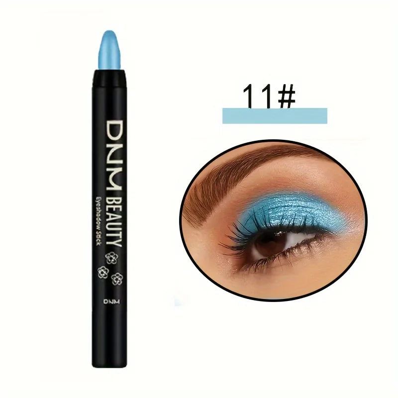Waterproof Long-Lasting Highlighter Eyeshadow Stick with Rainbow Shimmer Effect | Long-Lasting, Rich Eye Makeup