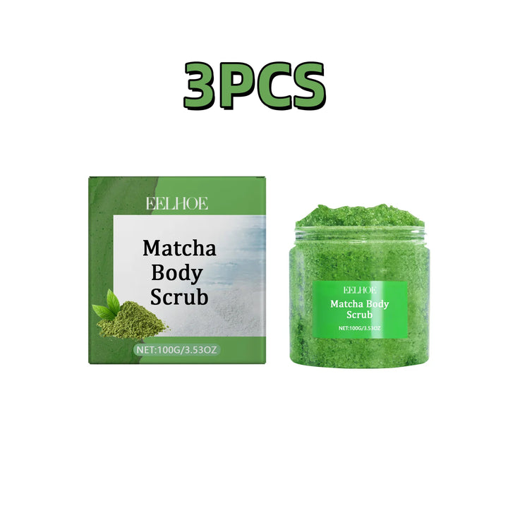 100g Eelhoe Green Tea Sea Salt Body Scrub Exfoliate Skin Unclogs Pores Deep Cleansing Intense Hydration Reveals Smooth Skin Care