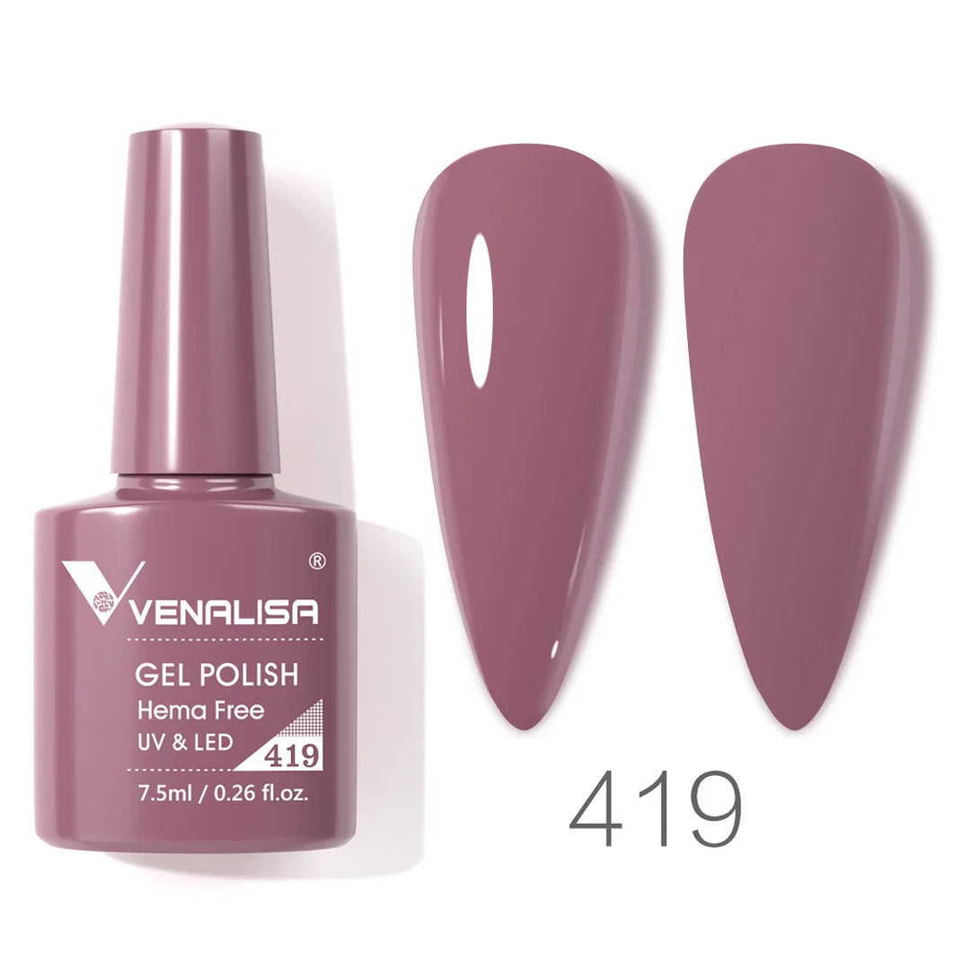 VENALISA 7.5ml Nail Gel Polish VIP4 HEMA Free Semi Permanent Soak off UV LED Nail Gel Varnish Full Coverage Nail Gel Lacquer