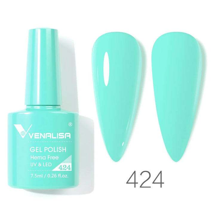 VENALISA 7.5ml Nail Gel Polish VIP4 HEMA Free Semi Permanent Soak off UV LED Nail Gel Varnish Full Coverage Nail Gel Lacquer
