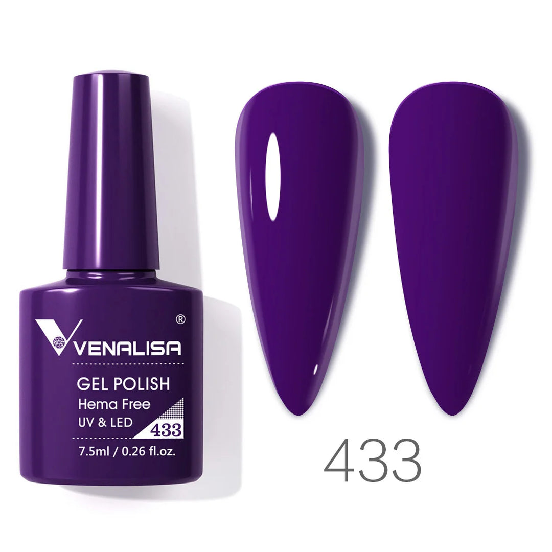 VENALISA VIP4 Nail Gel Polish 7.5ml HEMA Free Semi Permanent Nail Polish Super Texture Gel Varnish Long Lasting Tempered TopCoat