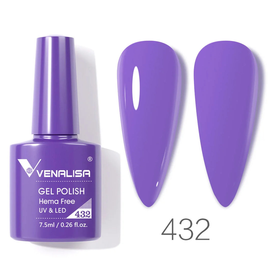 VENALISA VIP4 Nail Gel Polish 7.5ml HEMA Free Semi Permanent Nail Polish Super Texture Gel Varnish Long Lasting Tempered TopCoat