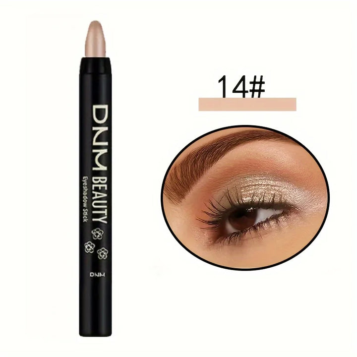 Waterproof Long-Lasting Highlighter Eyeshadow Stick with Rainbow Shimmer Effect | Long-Lasting, Rich Eye Makeup