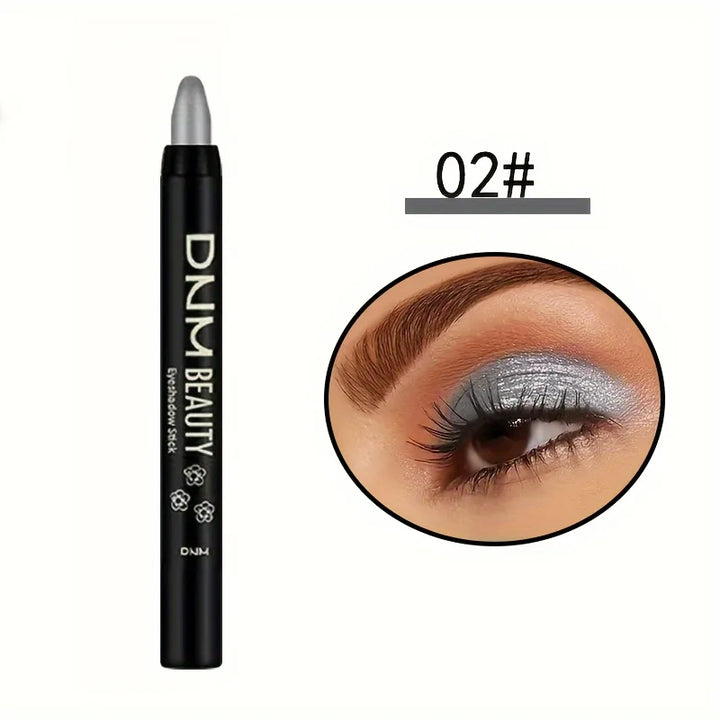 Waterproof Long-Lasting Highlighter Eyeshadow Stick with Rainbow Shimmer Effect | Long-Lasting, Rich Eye Makeup