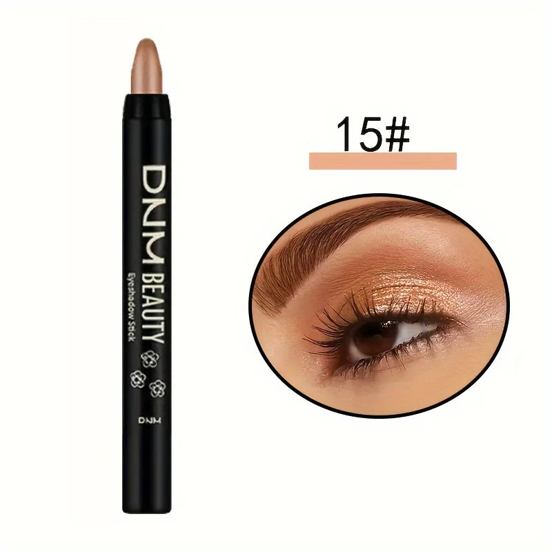 Waterproof Long-Lasting Highlighter Eyeshadow Stick with Rainbow Shimmer Effect | Long-Lasting, Rich Eye Makeup