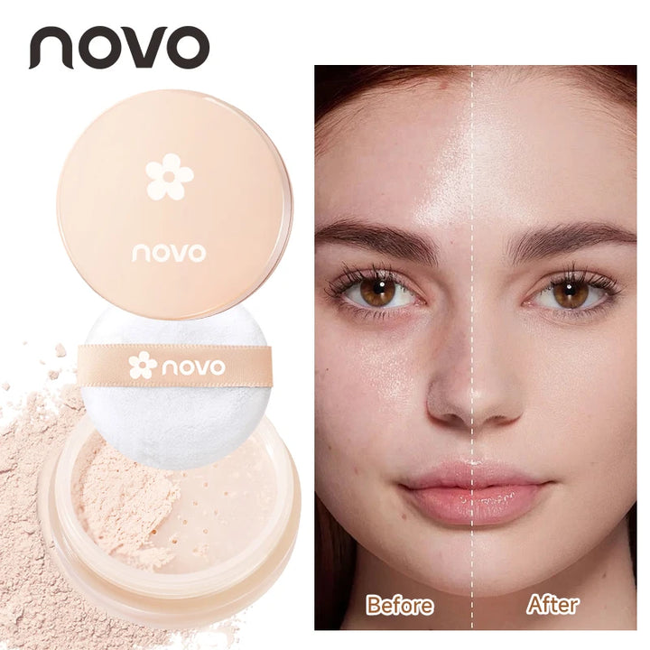 Setting Powder, Long-Lasting Oil-Control Matte Powder, Water-Resistant And Sweat-Proof, Does Not Stain Clothes