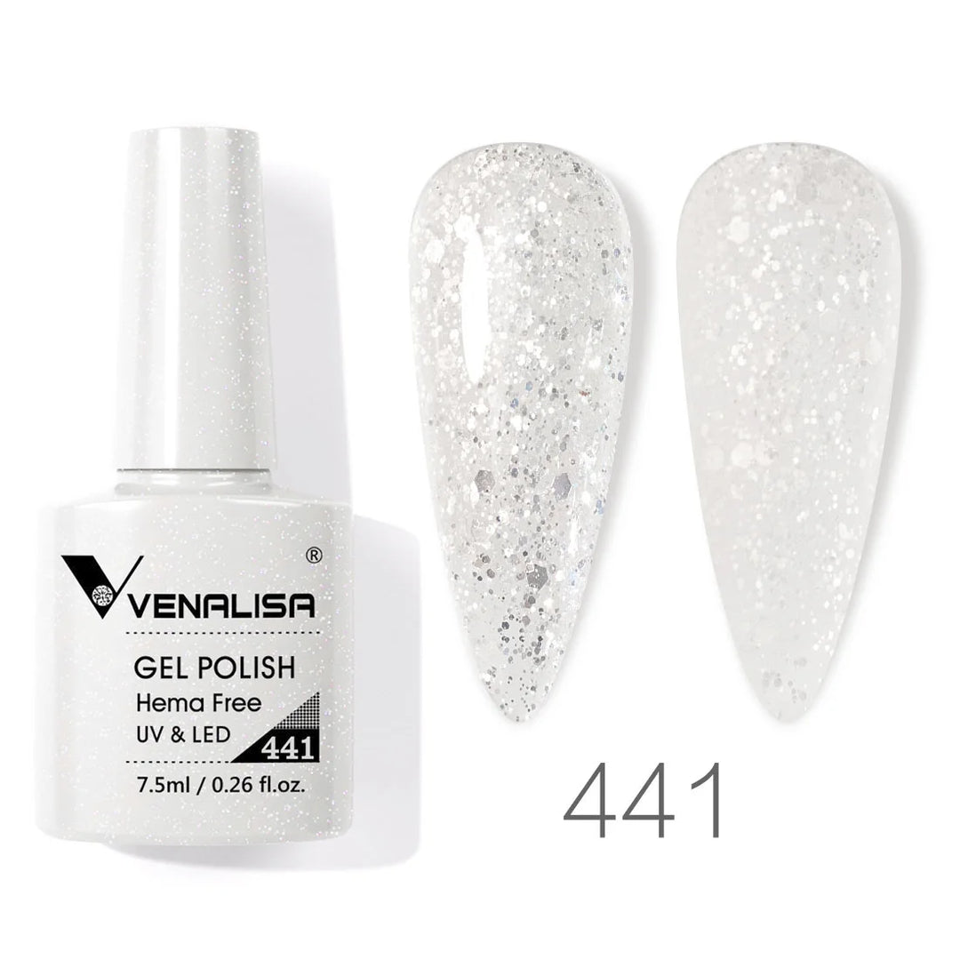 VENALISA VIP4 Nail Gel Polish 7.5ml HEMA Free Semi Permanent Nail Polish Super Texture Gel Varnish Long Lasting Tempered TopCoat