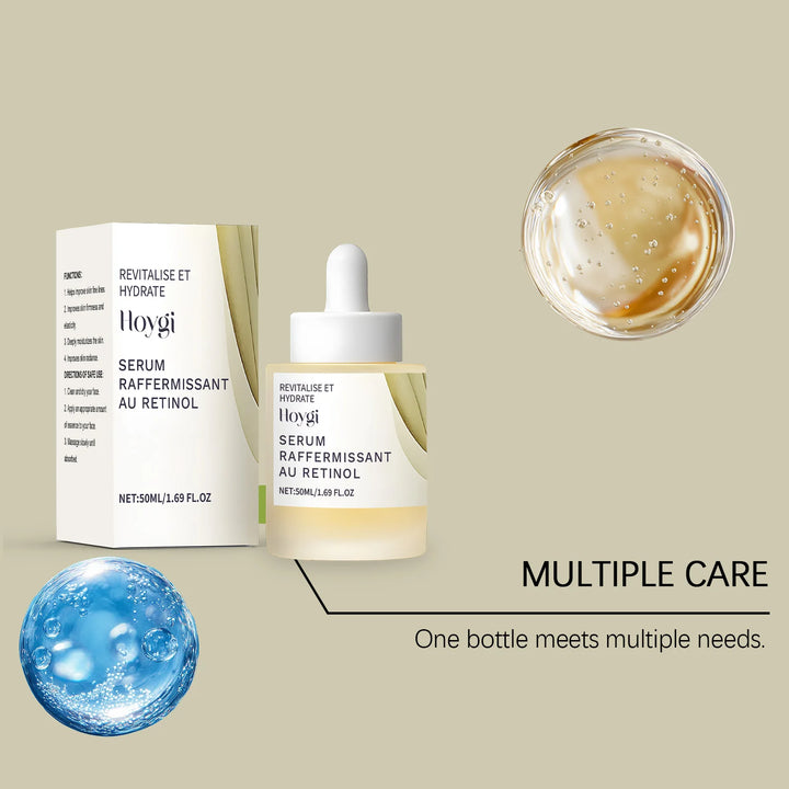Hoygi Retinol Face Serum Gentle Moisturizing Relief Dryness Enhance Skin Elasticity Reduce Discomfort Daily Skin Care Serum