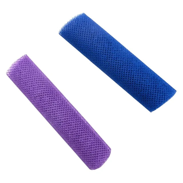 2pcs African Exfoliating Sponges Towel Mesh Bath Scrub Washcloth Double Side Wash Bath Loofah for Smooth Skin Back Shower Scrubb