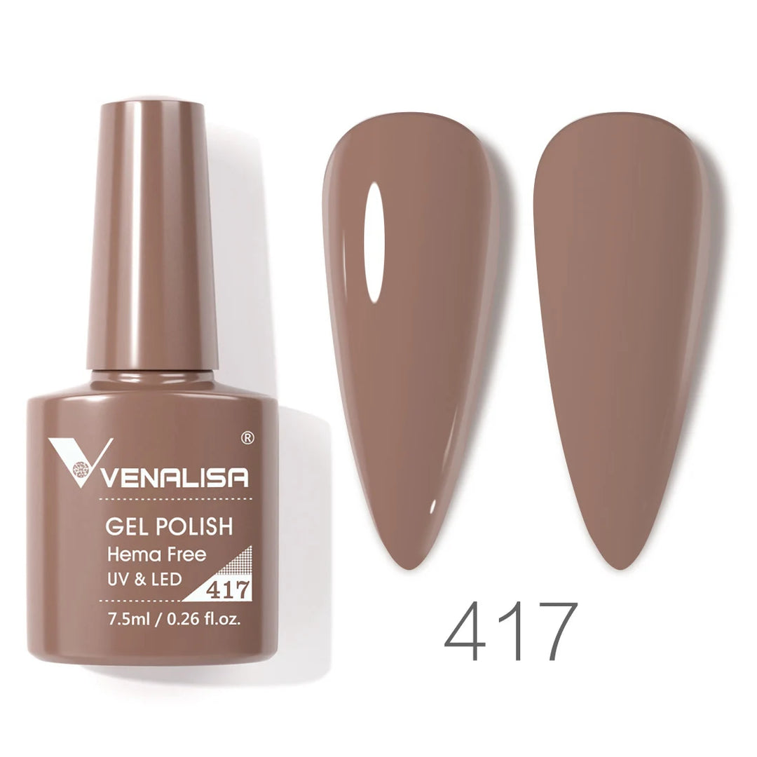VENALISA 7.5ml Nail Gel Polish VIP4 HEMA Free Semi Permanent Soak off UV LED Nail Gel Varnish Full Coverage Nail Gel Lacquer