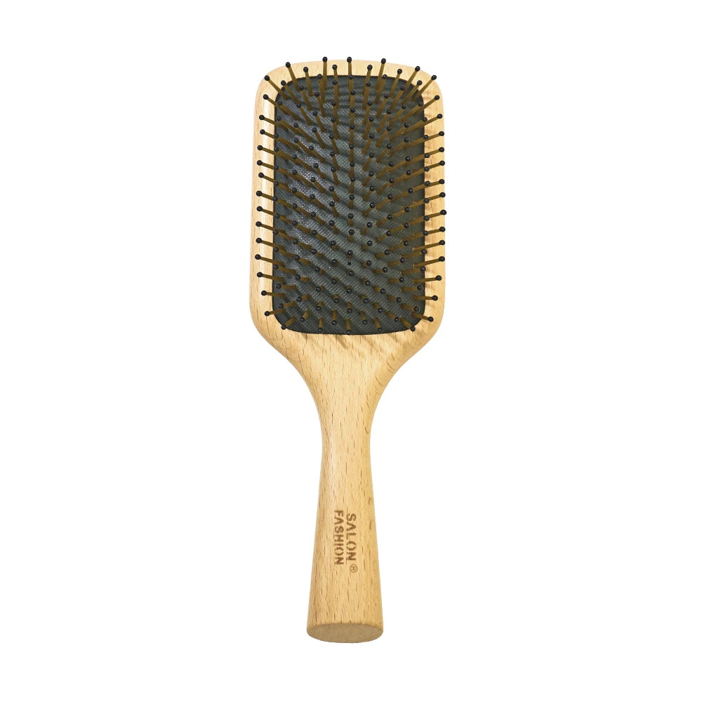 High Quality Wood Comb Professional Healthy Paddle Cushion Hair Loss Massage Brush Hairbrush Comb Scalp Hair Care Healthy Comb
