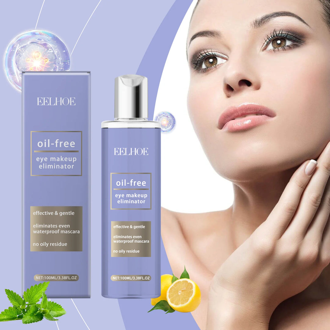 Eye Lip Makeup Remover Remove Stubborn Waterproof Eye Makeup Cleaning Refreshing Three In One Cleansing Makeup Remover Water