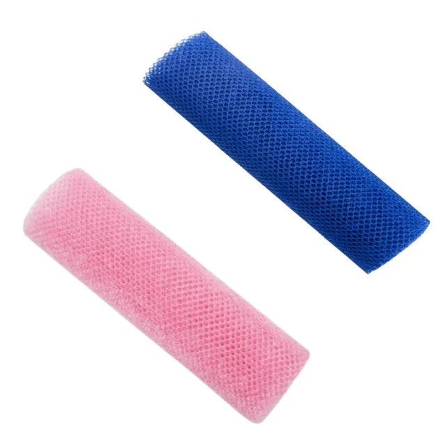 2pcs African Exfoliating Sponges Towel Mesh Bath Scrub Washcloth Double Side Wash Bath Loofah for Smooth Skin Back Shower Scrubb