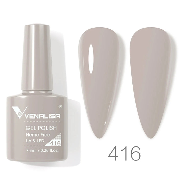 VENALISA 7.5ml Nail Gel Polish VIP4 HEMA Free Semi Permanent Soak off UV LED Nail Gel Varnish Full Coverage Nail Gel Lacquer