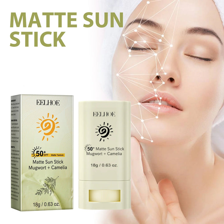 Portable SPF 50 Matte Bar Blocker Face Sunscreen Cream Moisturizing Refreshing Matte Sun Stick Whitening Skin Sunblock Lotion
