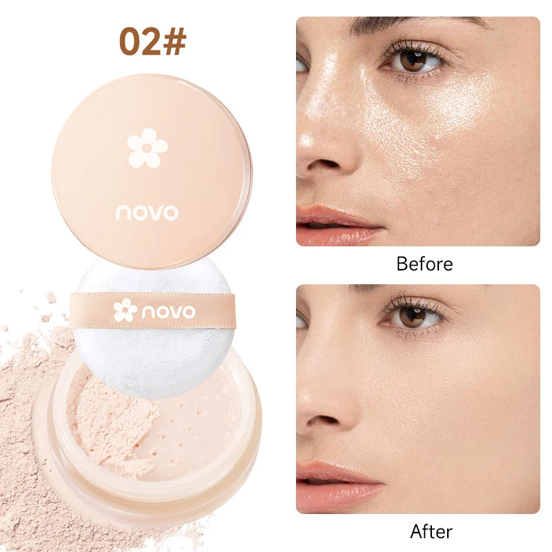 Setting Powder, Long-Lasting Oil-Control Matte Powder, Water-Resistant And Sweat-Proof, Does Not Stain Clothes