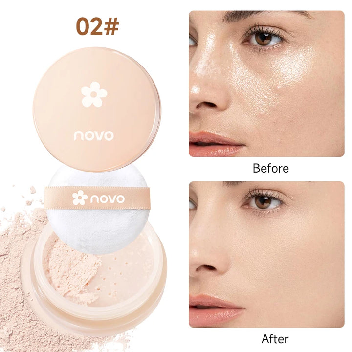 Setting Powder, Long-Lasting Oil-Control Matte Powder, Water-Resistant And Sweat-Proof, Does Not Stain Clothes