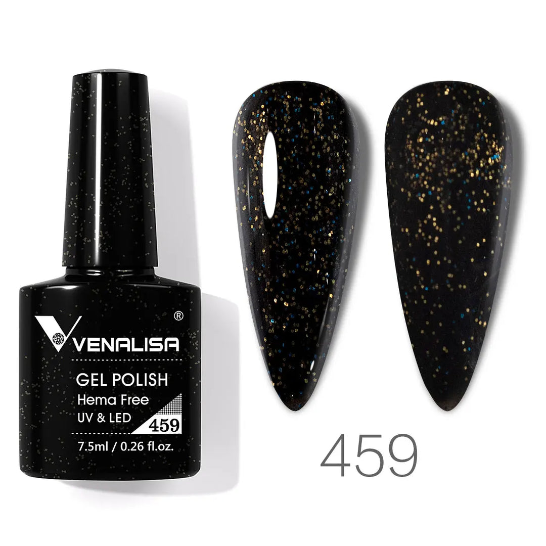 VENALISA 7.5ml Nail Gel Polish VIP4 HEMA Free Semi Permanent Soak off UV LED Nail Gel Varnish Full Coverage Nail Gel Lacquer