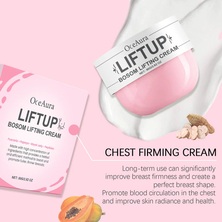Oceaura Breast Care Cream Nourishing Firming Breast Skin Reduce Sagging Daily Massage Improve Skin Elasticity Breast Skin Cream