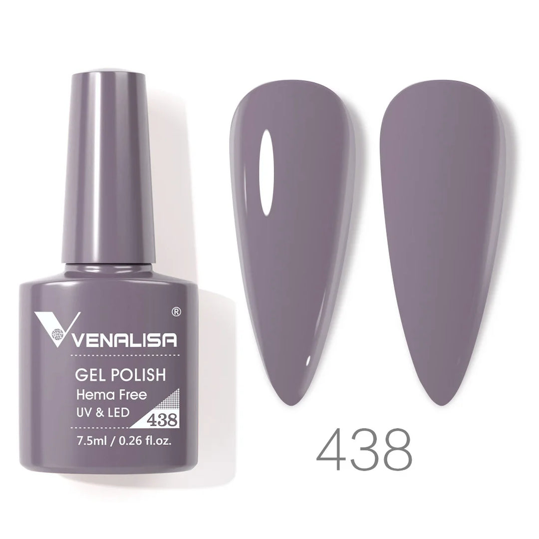 VENALISA 7.5ml Nail Gel Polish VIP4 HEMA Free Semi Permanent Soak off UV LED Nail Gel Varnish Full Coverage Nail Gel Lacquer